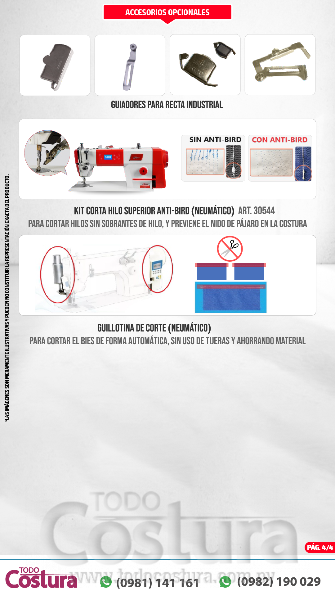 RECTA (LIVIANA - CON CORTAHILO) WILLPEX R4 (MOTOR INCORPORADO)